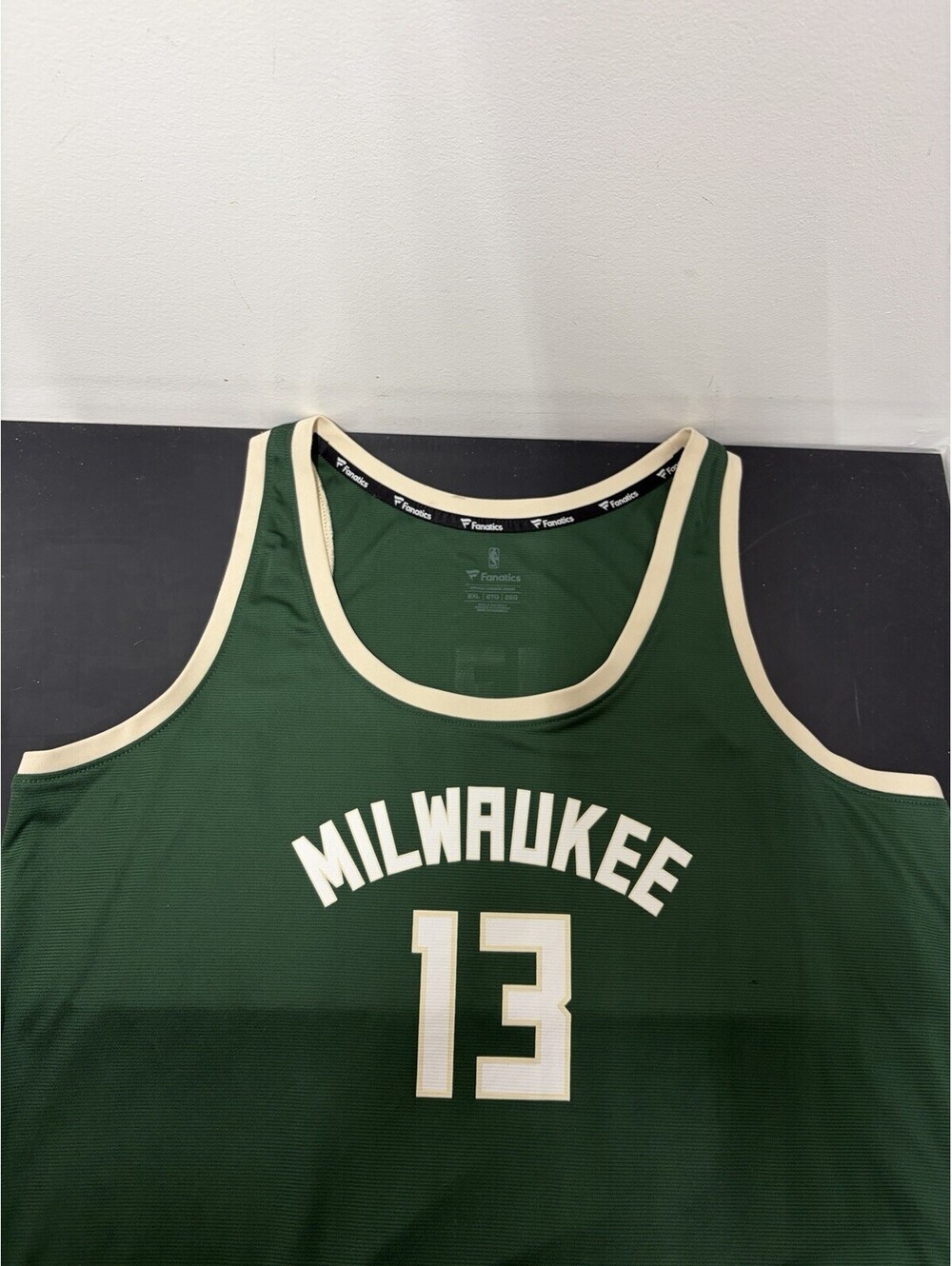 Milwaukee Bucks, Malcolm Brogdon #13, NBA Fanatics Jersey Men’s Size 2XL